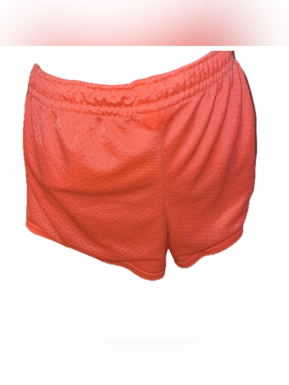 Coral and White Shorts 🧡🤍